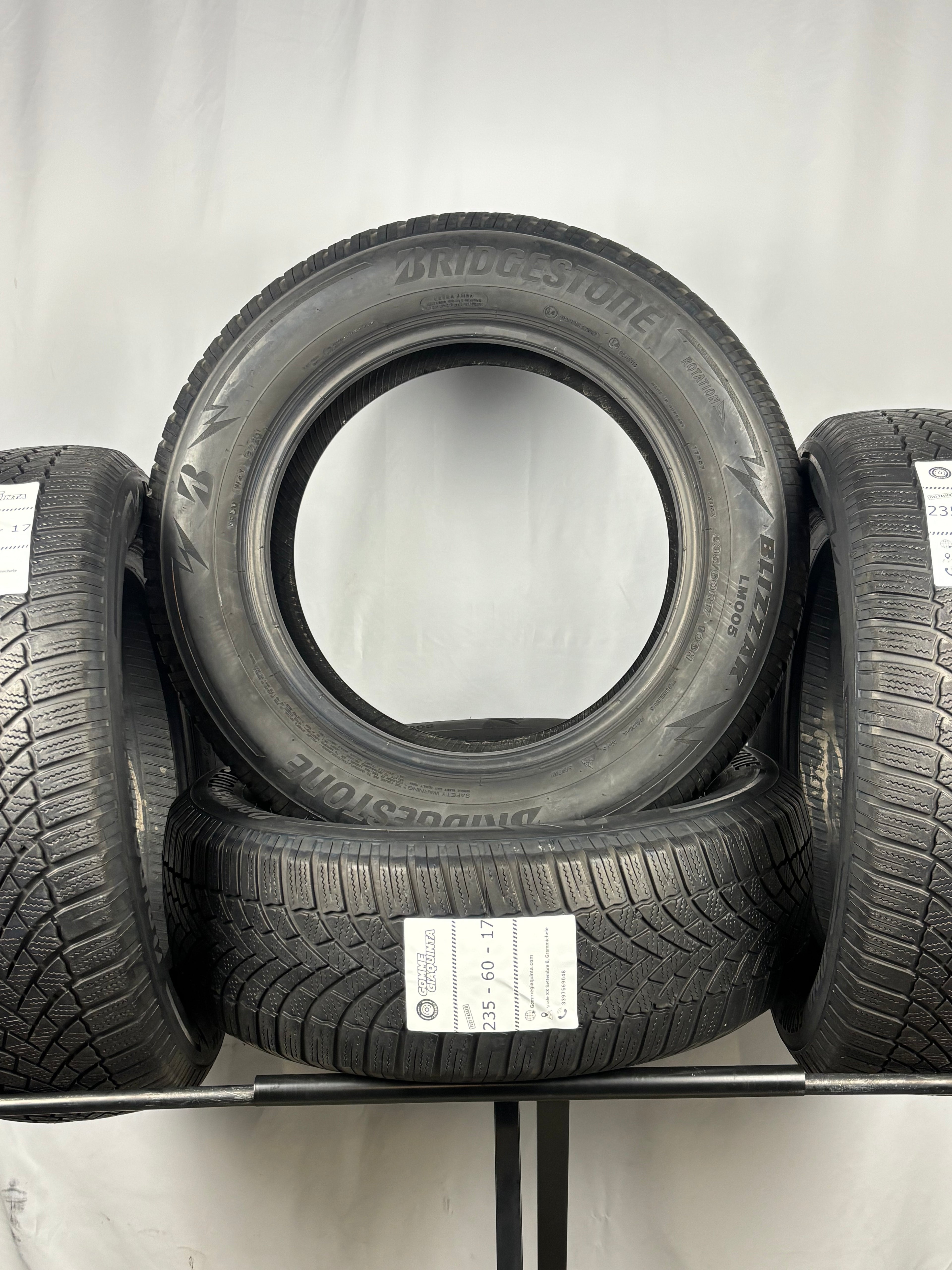 235/60 R17 106H Bridgestone M+S invernali