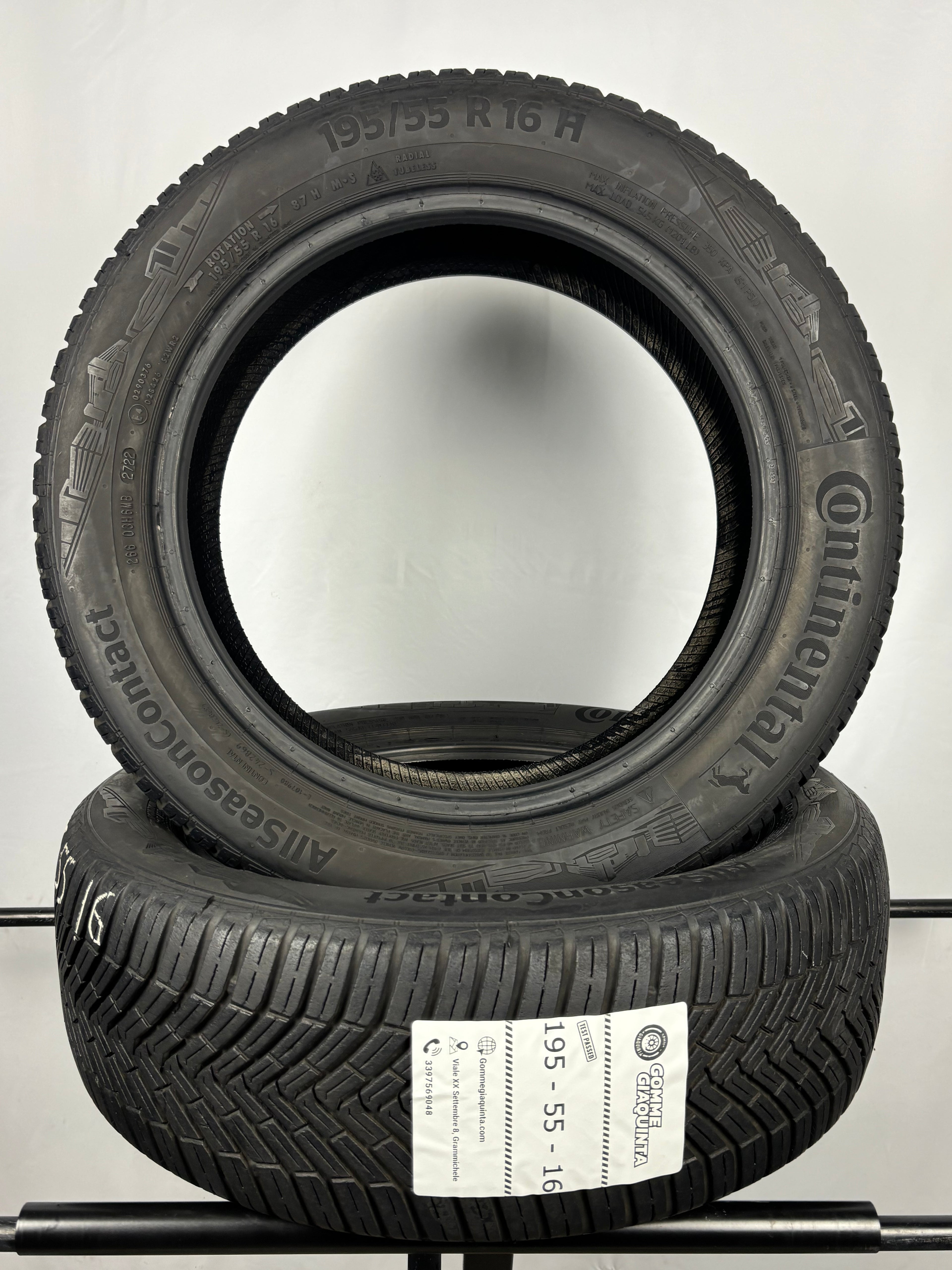 195/55 R16 87H Continental AllSeasonContact M+S