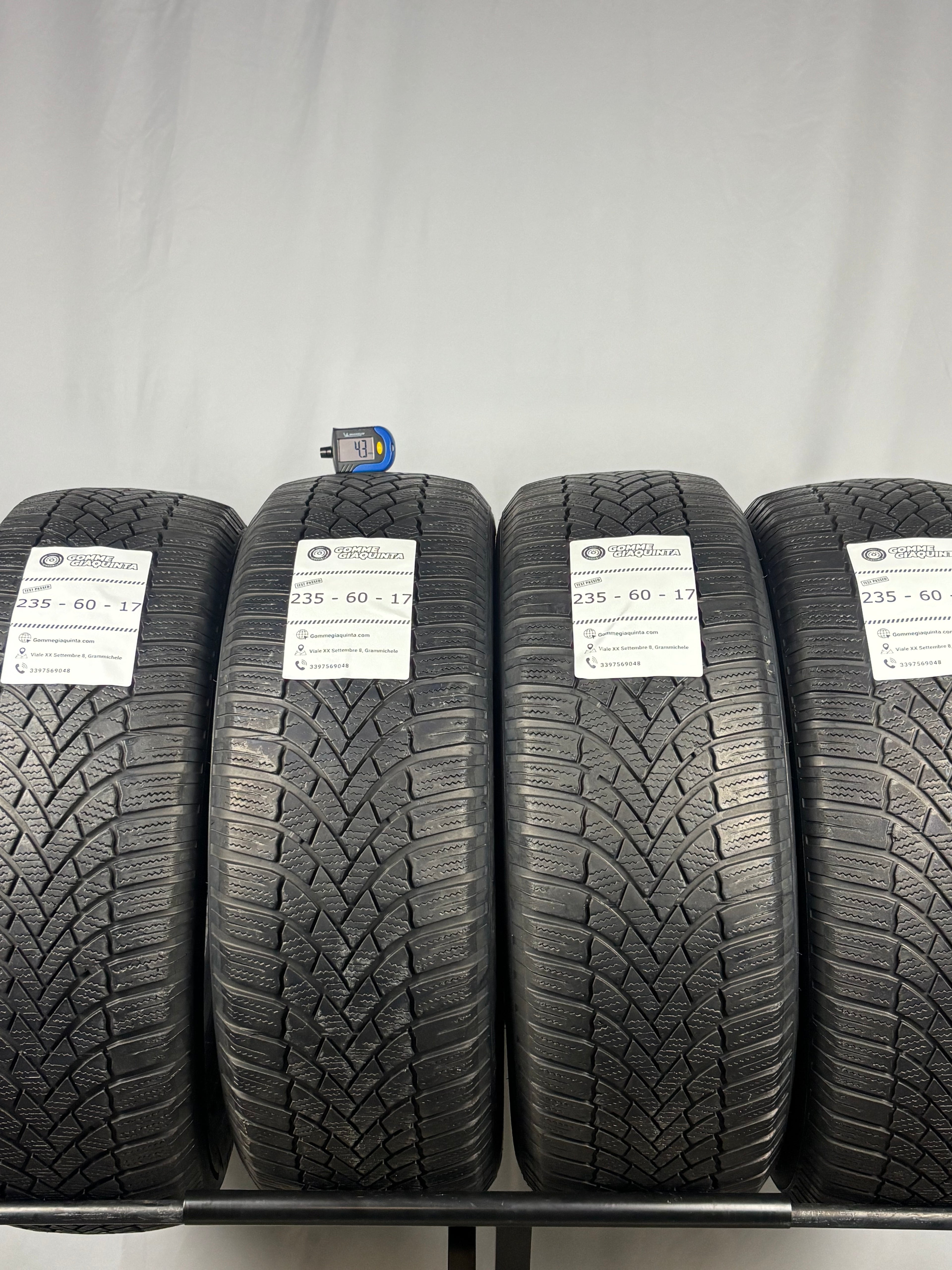 235/60 R17 106H Bridgestone M+S invernali