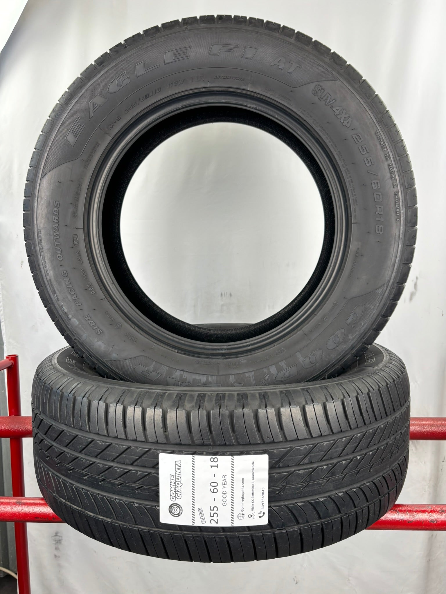255/60 R18 112W Good Year Eagle F1 At M+S