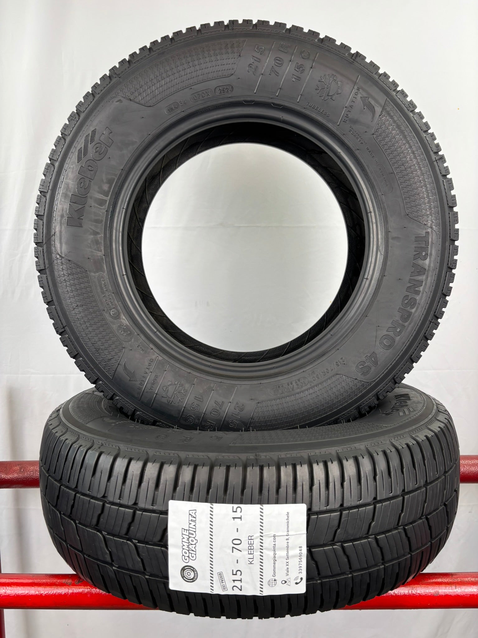 215/70 R15C 107S Kleber Transpro 4S