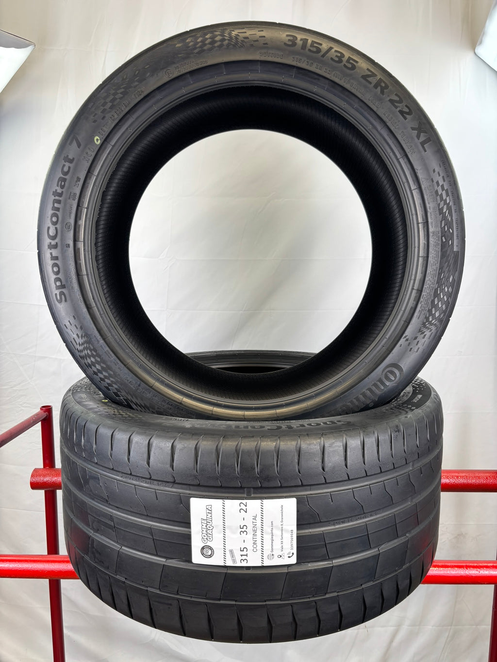 Pneumatici usati 315 35 r22 111y Gomme Estive 2 PZ Continental Batt 5,2mm Dot 24