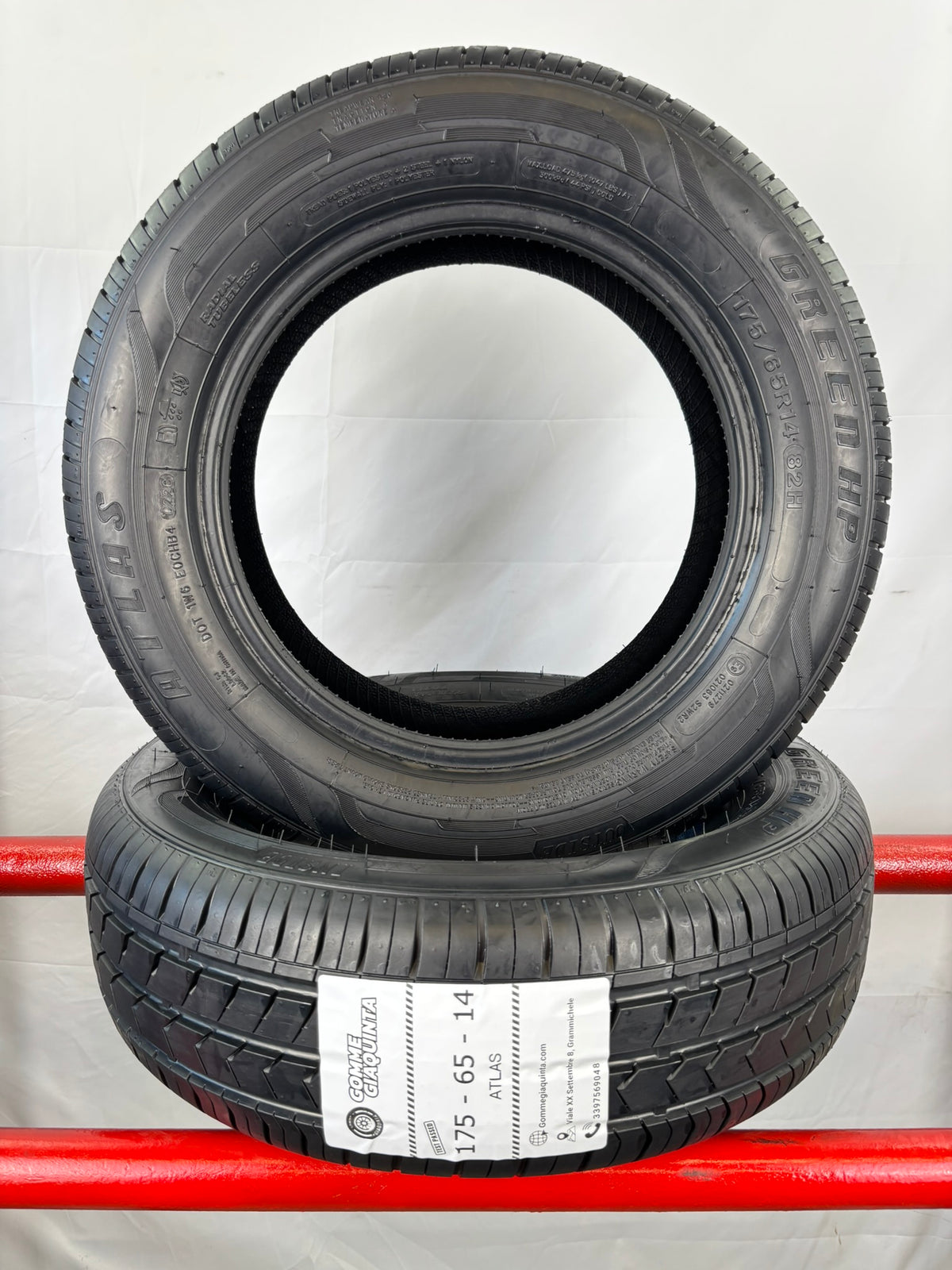 Pneumatici usati 175 65 r14 82h Gomme Estive 2 PZ Atlas Batt 5,4mm Dot 26