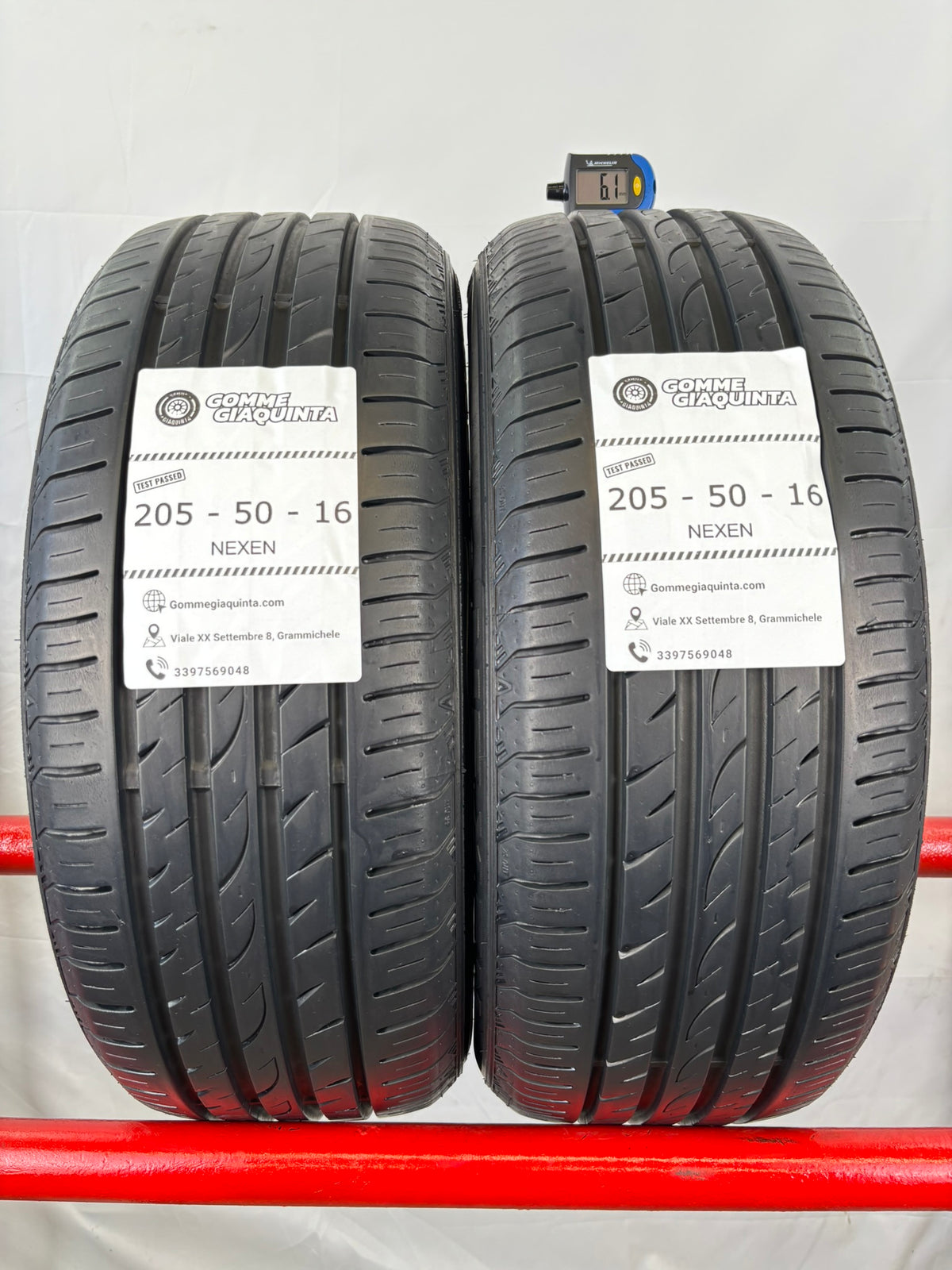 Pneumatici usati 205 50 r16 87w Gomme Estive 2 PZ Nexen Batt 6,1mm Dot 22