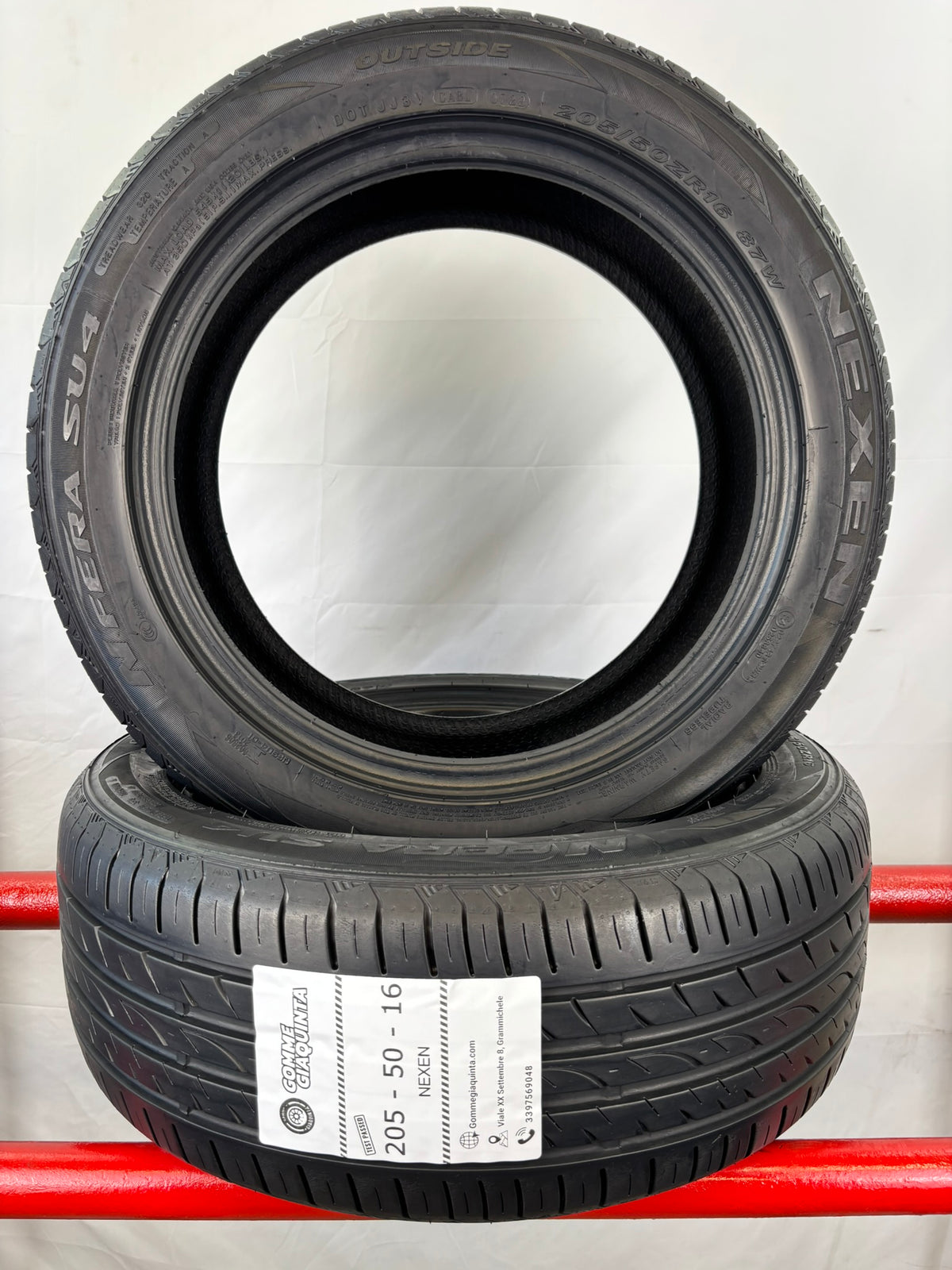 Pneumatici usati 205 50 r16 87w Gomme Estive 2 PZ Nexen Batt 6,1mm Dot 22