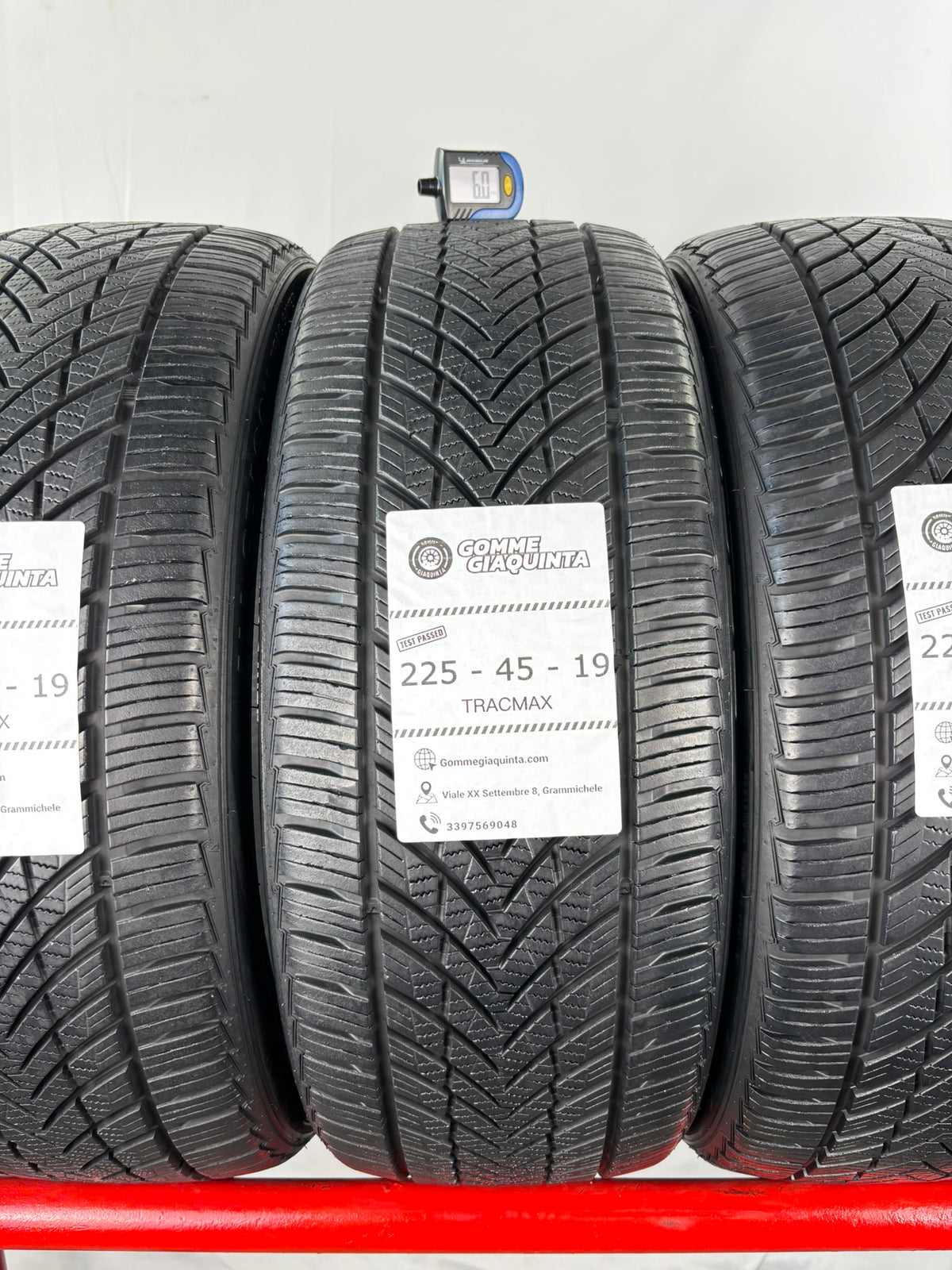 Pneumatici usati 225 45 r19 96y Gomme 4 Stagioni 4 PZ Tracmax Batt 6mm Dot 2020