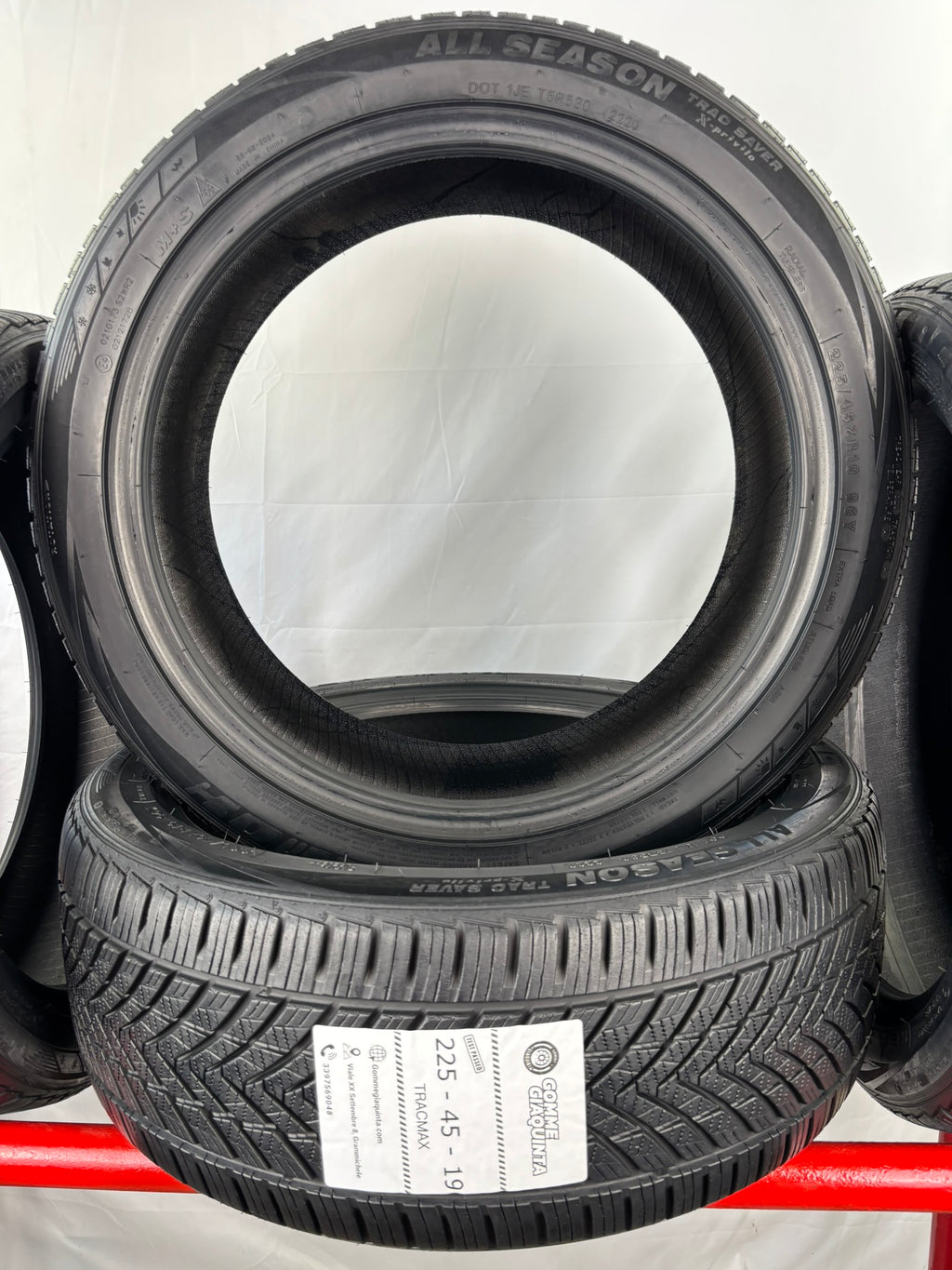 Pneumatici usati 225 45 r19 96y Gomme 4 Stagioni 4 PZ Tracmax Batt 6mm Dot 2020