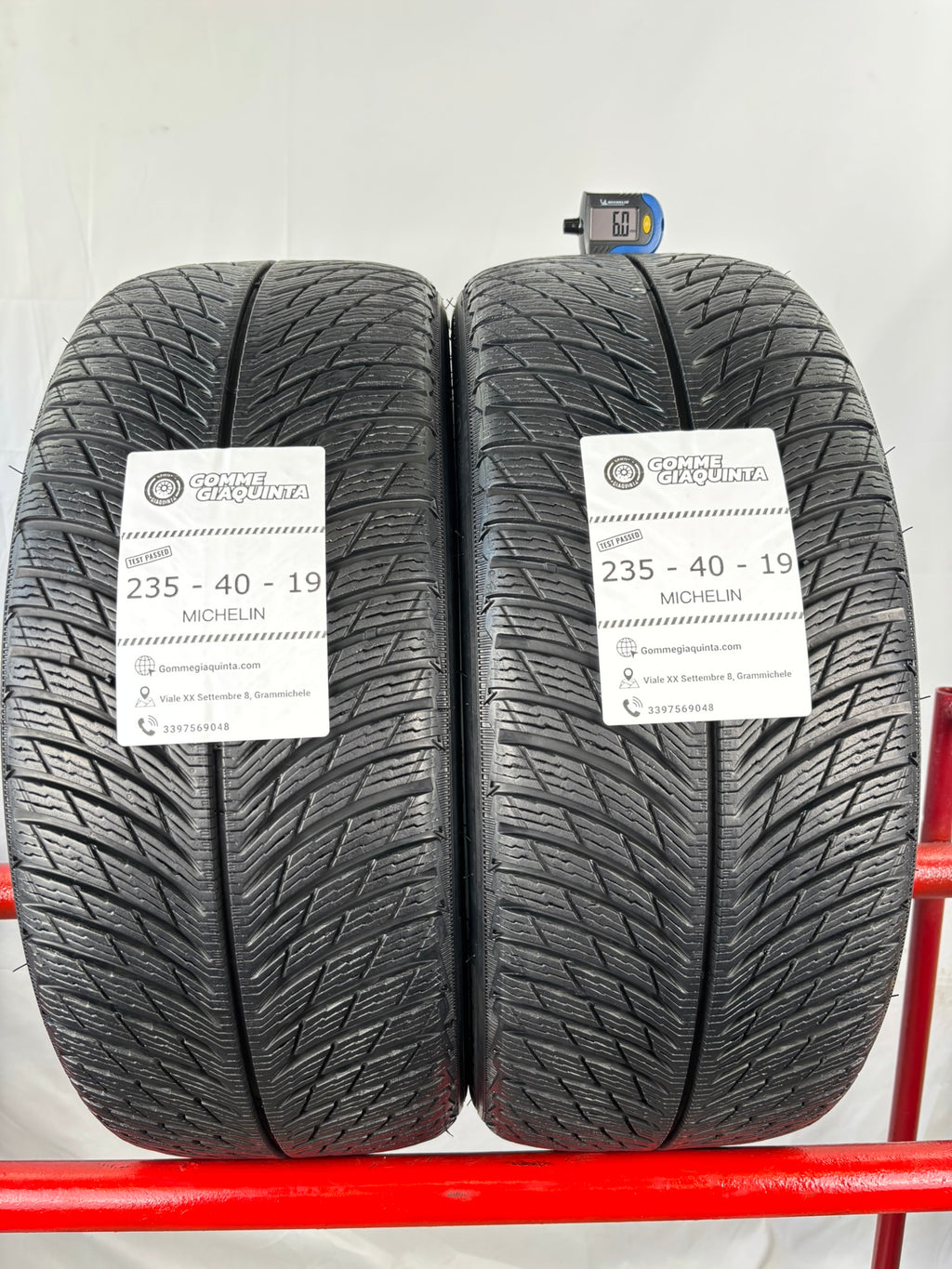 Pneumatici usati 235 40 r19 96w Gomme Invernali 2 PZ Michelin Batt 6mm Dot 2021