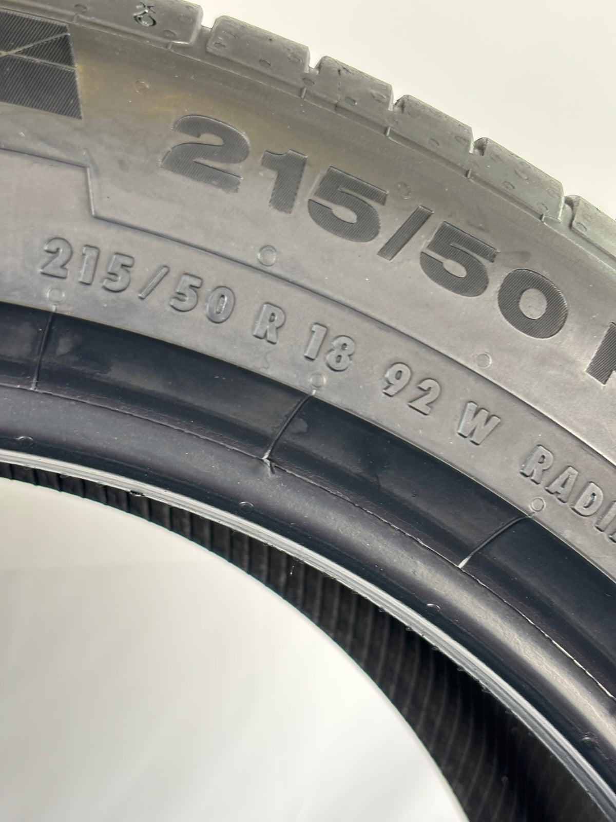 Pneumatici usati 215 50 r18 92w Gomme Estive 2 PZ Continental Batt 5,6mm Dot 20