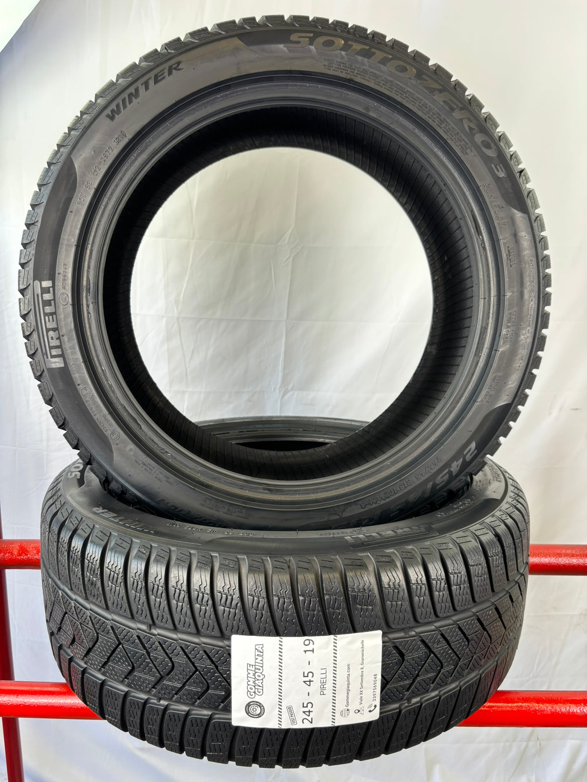 Pneumatici usati 245 45 r19 102v Gomme Estive 2 PZ Pirelli Batt 5mm Dot 2019