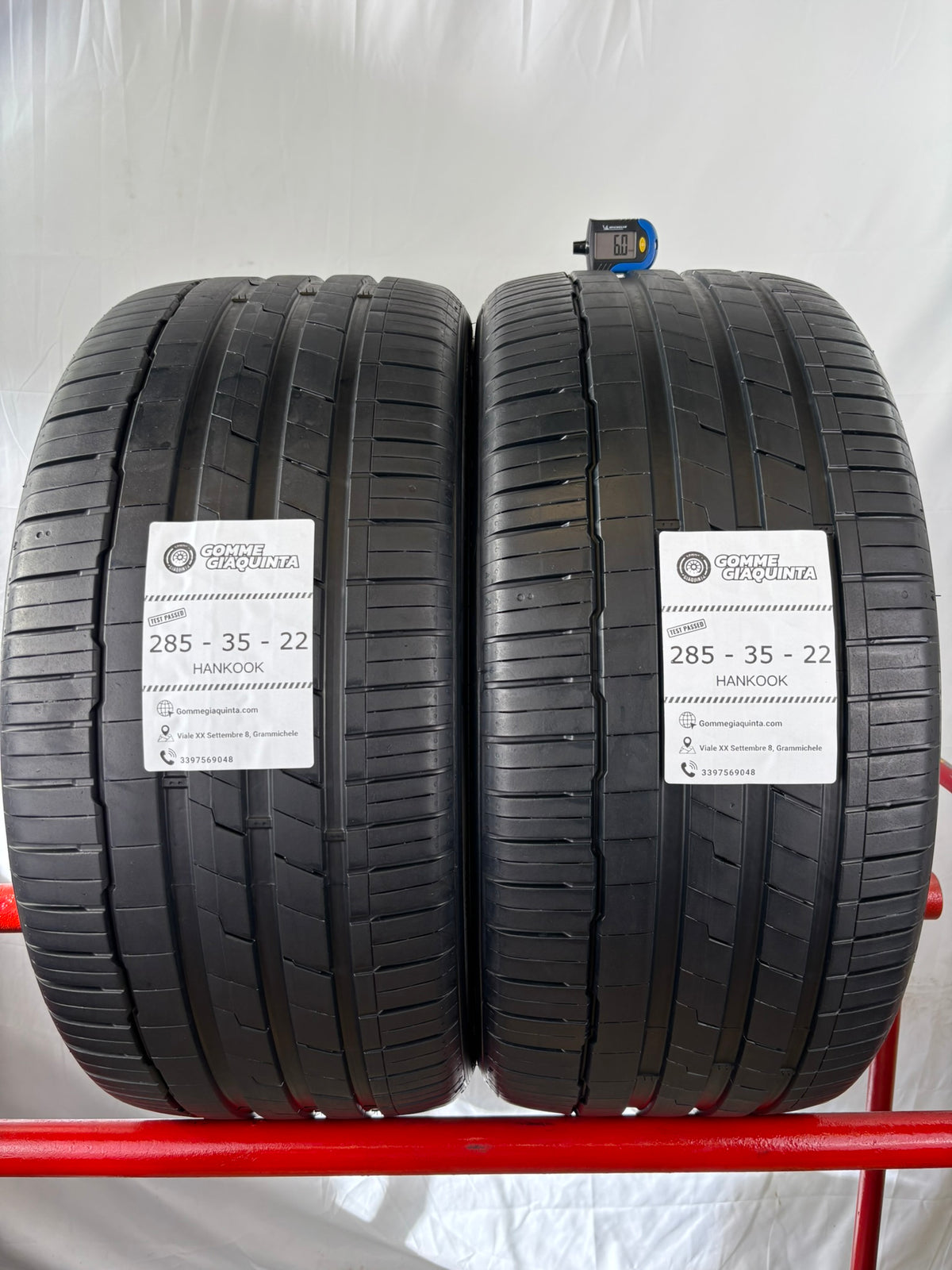 Pneumatici usati 285 35 r22 106y Gomme Estive 2 PZ Hankook Batt 6mm Dot 2024