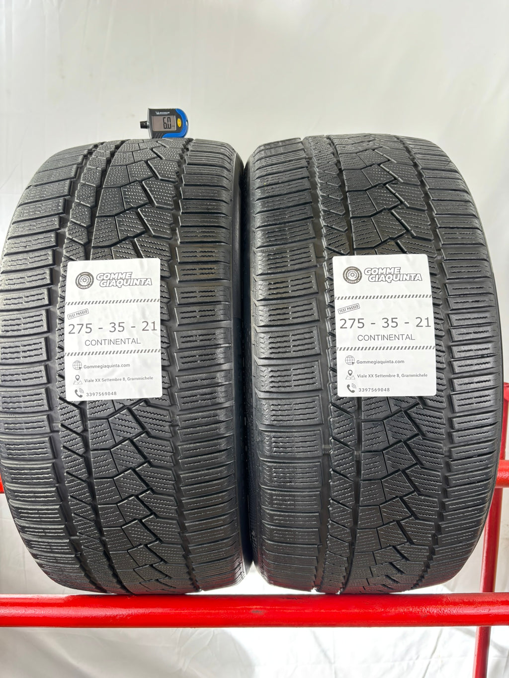Pneumatici usati 275 35 r21 103w Gomme Invernali 2 PZ Continental Batt 6mm Dot 20