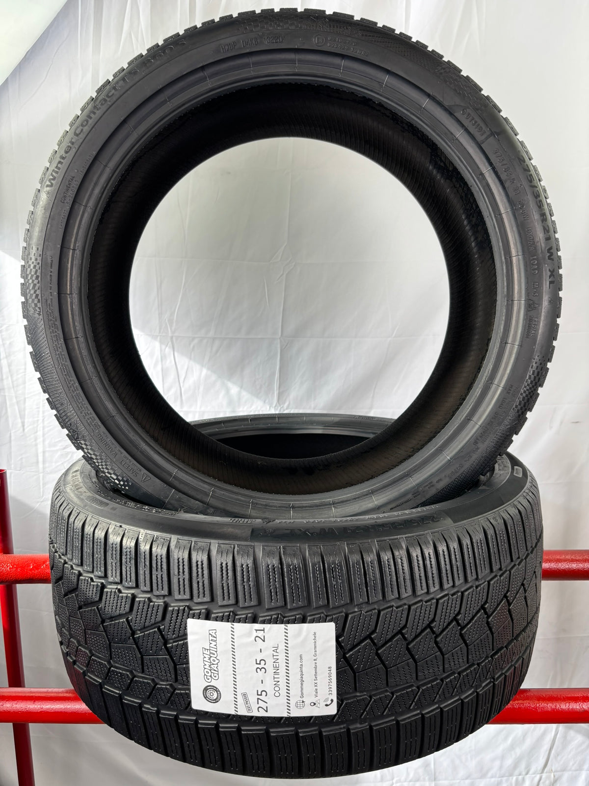 Pneumatici usati 275 35 r21 103w Gomme Invernali 2 PZ Continental Batt 6mm Dot 20