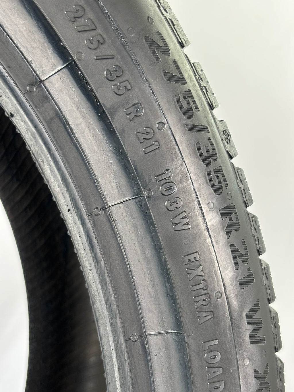 Pneumatici usati 275 35 r21 103w Gomme Invernali 2 PZ Continental Batt 6mm Dot 20