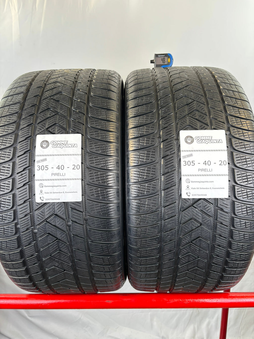 Pneumatici usati 305 40 r20 112v Gomme Invernali 2 PZ Pirelli Batt 4,8mm Dot 24