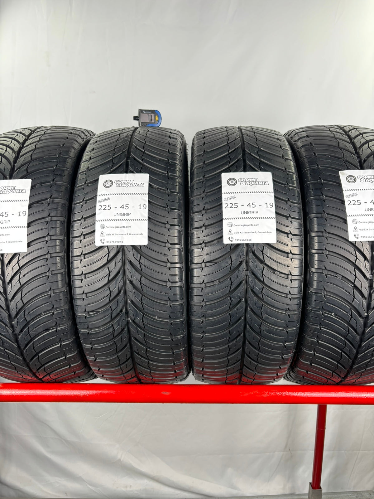 Pneumatici usati 225 45 r19 96w Gomme 4 Stagioni 4 PZ Unigrip Batt 7mm Dot 19