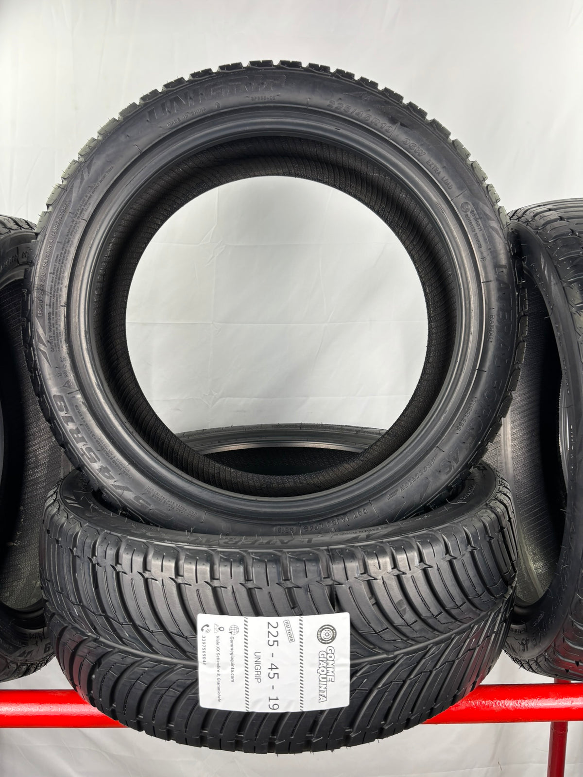 Pneumatici usati 225 45 r19 96w Gomme 4 Stagioni 4 PZ Unigrip Batt 7mm Dot 19