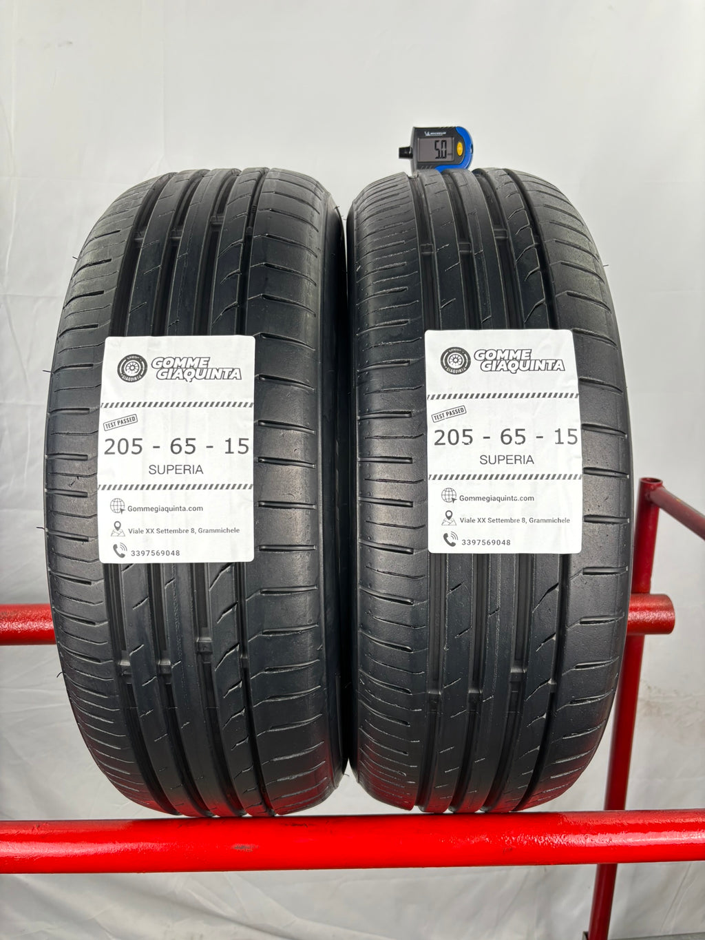 Pneumatici usati 205 65 r15 94v Gomme Estive 2 PZ Superia Batt 5mm Dot 21