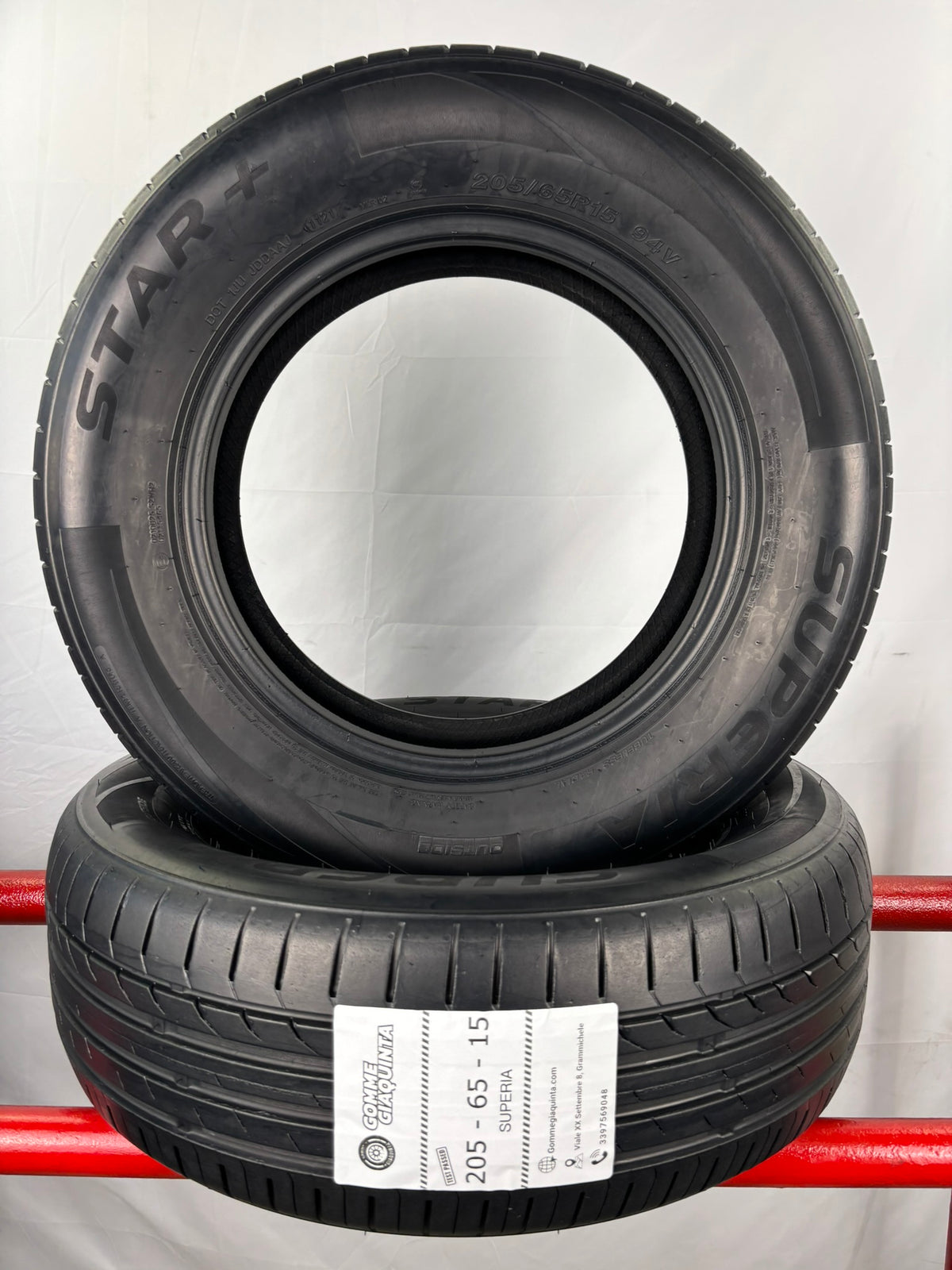 Pneumatici usati 205 65 r15 94v Gomme Estive 2 PZ Superia Batt 5mm Dot 21