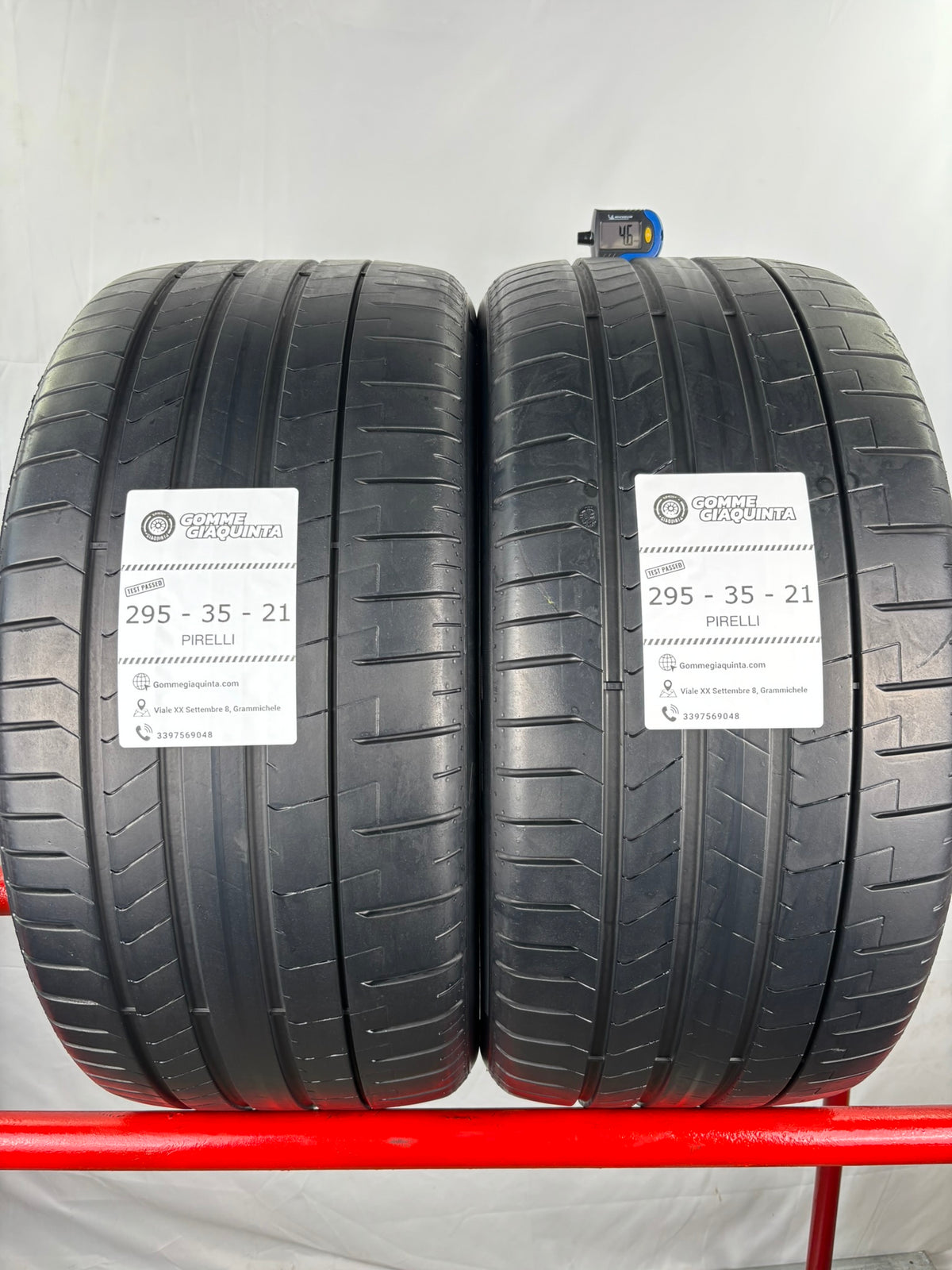 Pneumatici usati 295 35 r21 107w Gomme Estive 2 PZ Pirelli Batt 4,6mm Dot 22