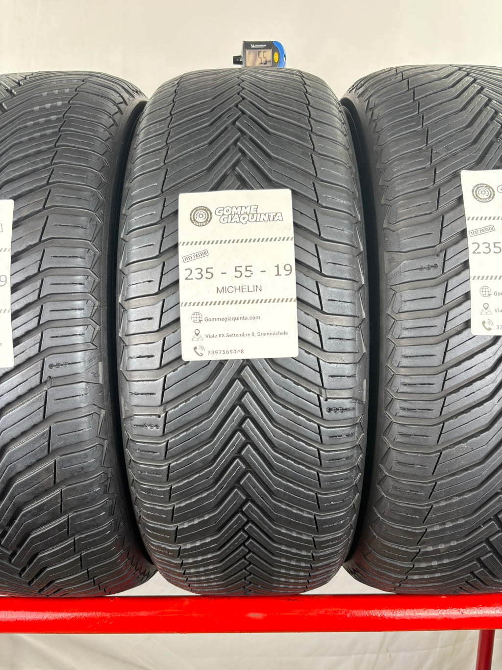 Pneumatici usati 235 55 r19 105w Gomme 4 Stagioni 4 PZ Michelin Dot 22
