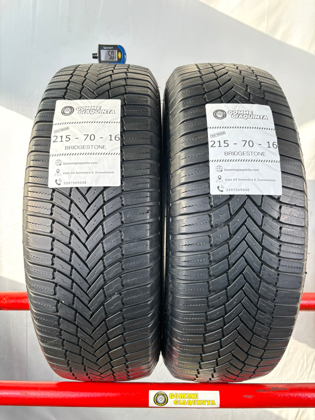 Pneumatici usati 215 70 r16 100h Gomme Invernali 2 PZ Bridgestone Dot21