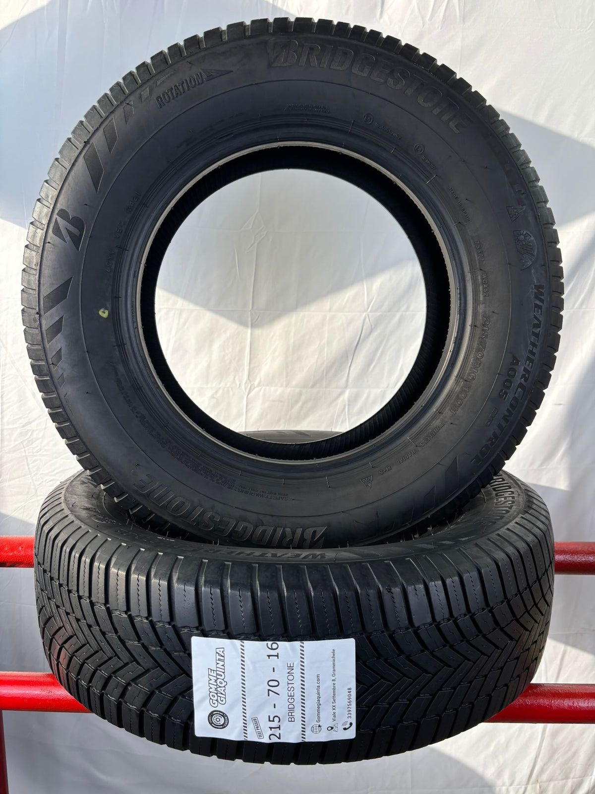 Pneumatici usati 215 70 r16 100h Gomme Invernali 2 PZ Bridgestone Dot21
