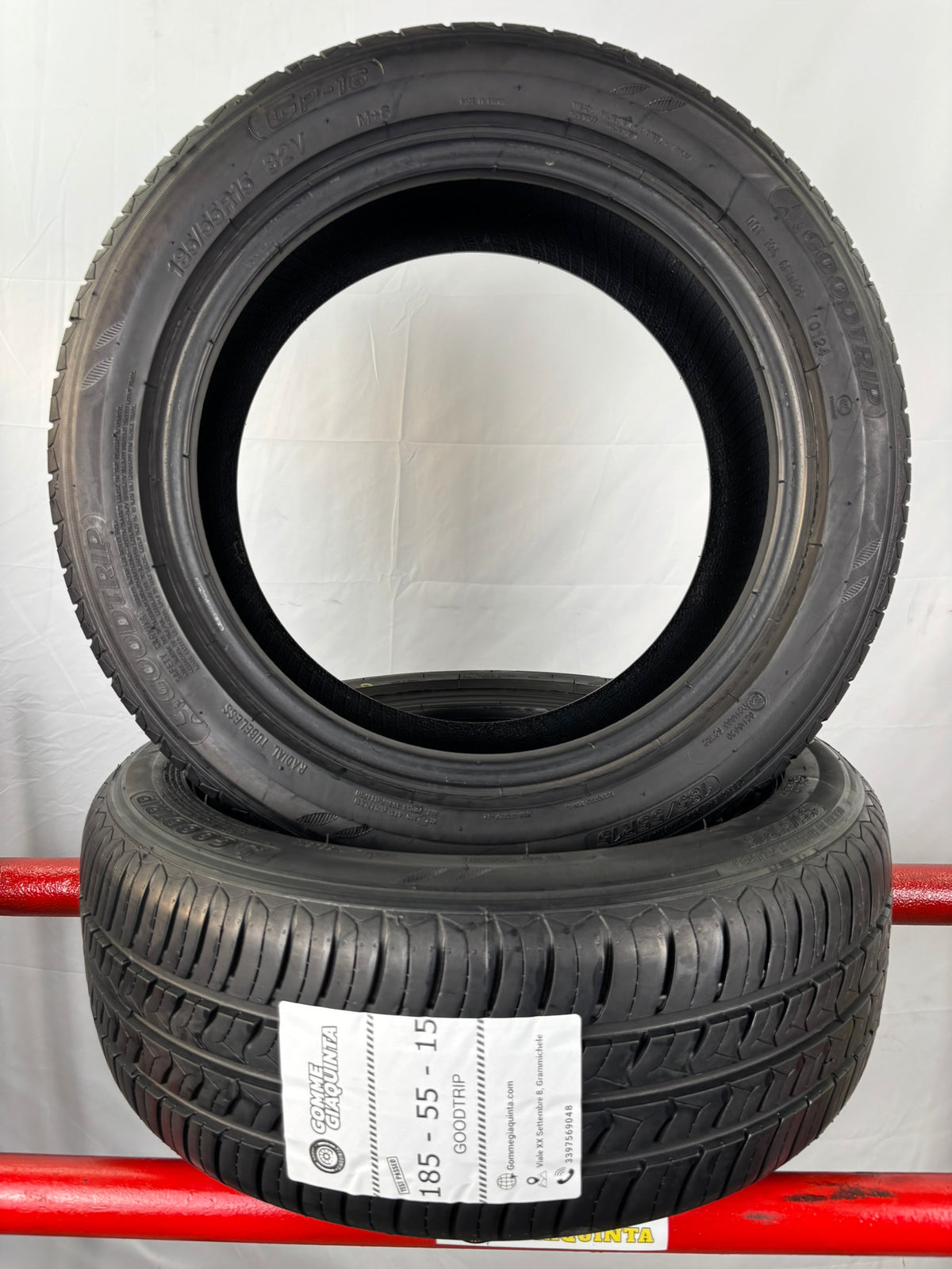 Pneumatici usati 185 55 r15 82v Gomme Estive 2 PZ Good-trip Batt 6,0mm Dot 24