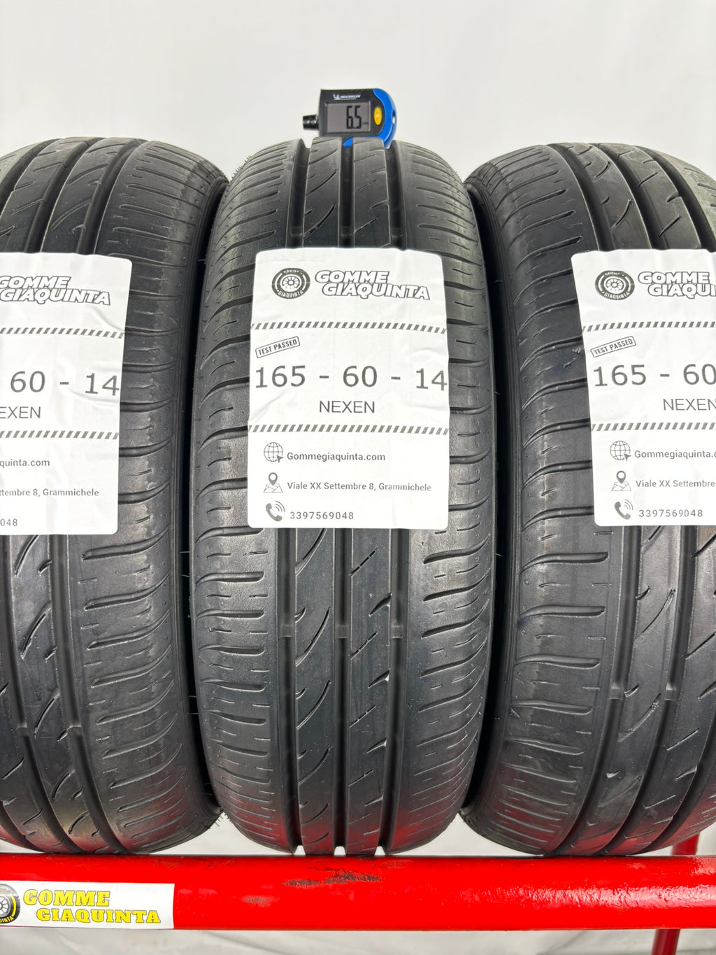 Pneumatici usati 165 60 r14 75h Gomme Estive 4 PZ Nexen Batt 5,5mm Dot 24