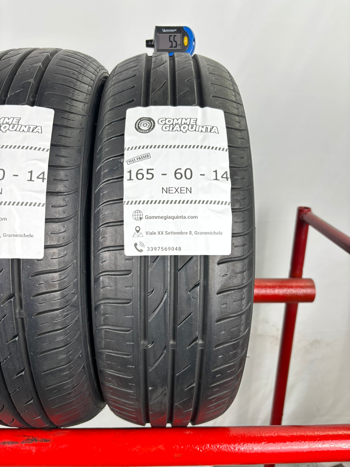 Pneumatici usati 165 60 r14 75h Gomme Estive 4 PZ Nexen Batt 5,5mm Dot 24
