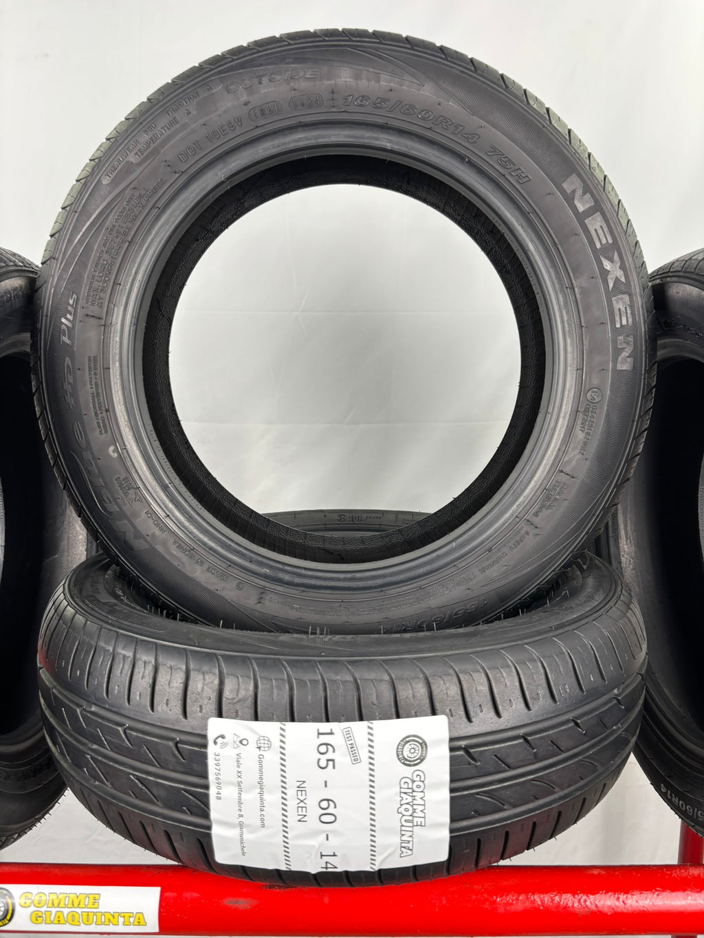 Pneumatici usati 165 60 r14 75h Gomme Estive 4 PZ Nexen Batt 5,5mm Dot 24