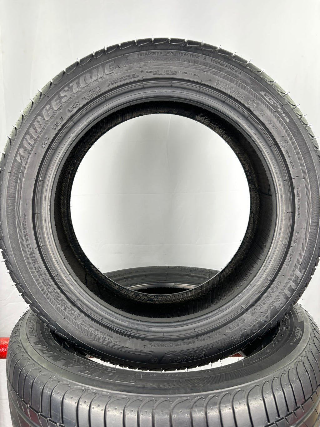 Pneumatici usati 195 55 r16 87W Gomme Estivo 2 PZ Bridgestone Batt 5,5mm Dot 19