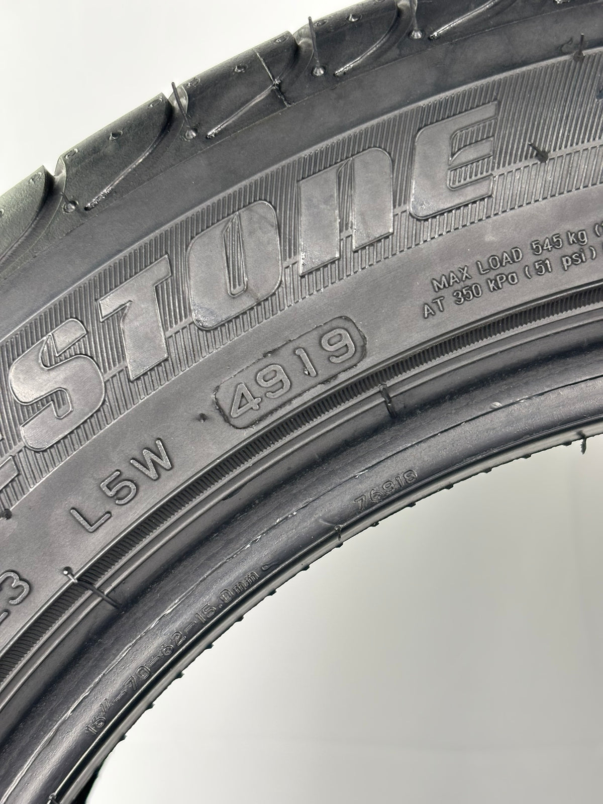 Pneumatici usati 195 55 r16 87W Gomme Estivo 2 PZ Bridgestone Batt 5,5mm Dot 19