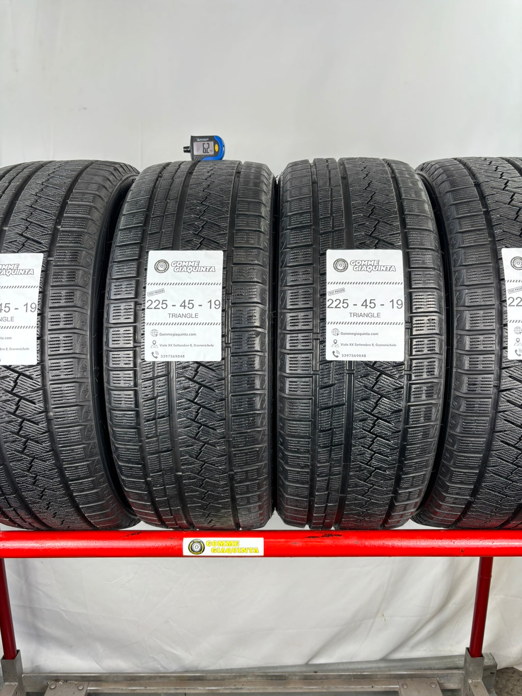 Pneumatici usati 225 45 r19 96V Gomme Invernale 4 PZ Triangle Batt 6,7mm Dot 20