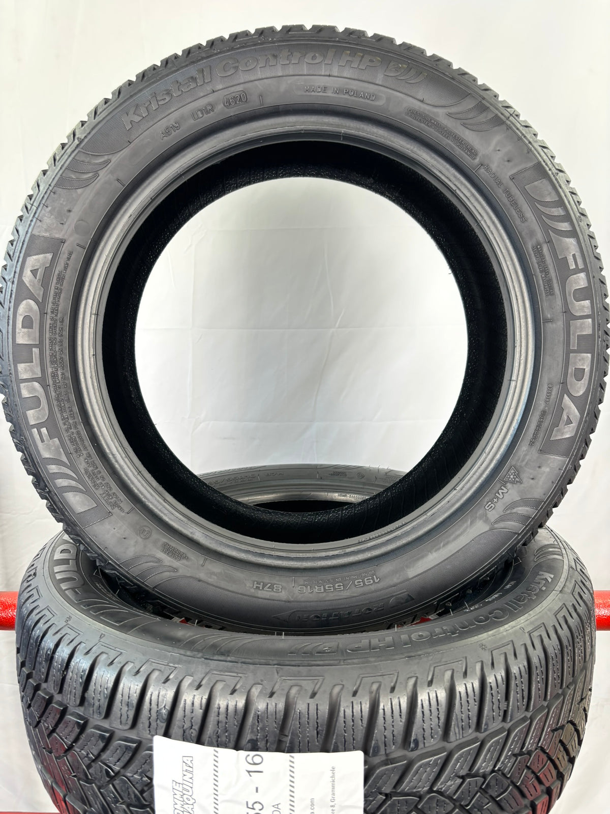 Pneumatici usati 195 55 r16 87H Gomme Invernale 2 PZ Fulda Batt 6,1mm Dot 20