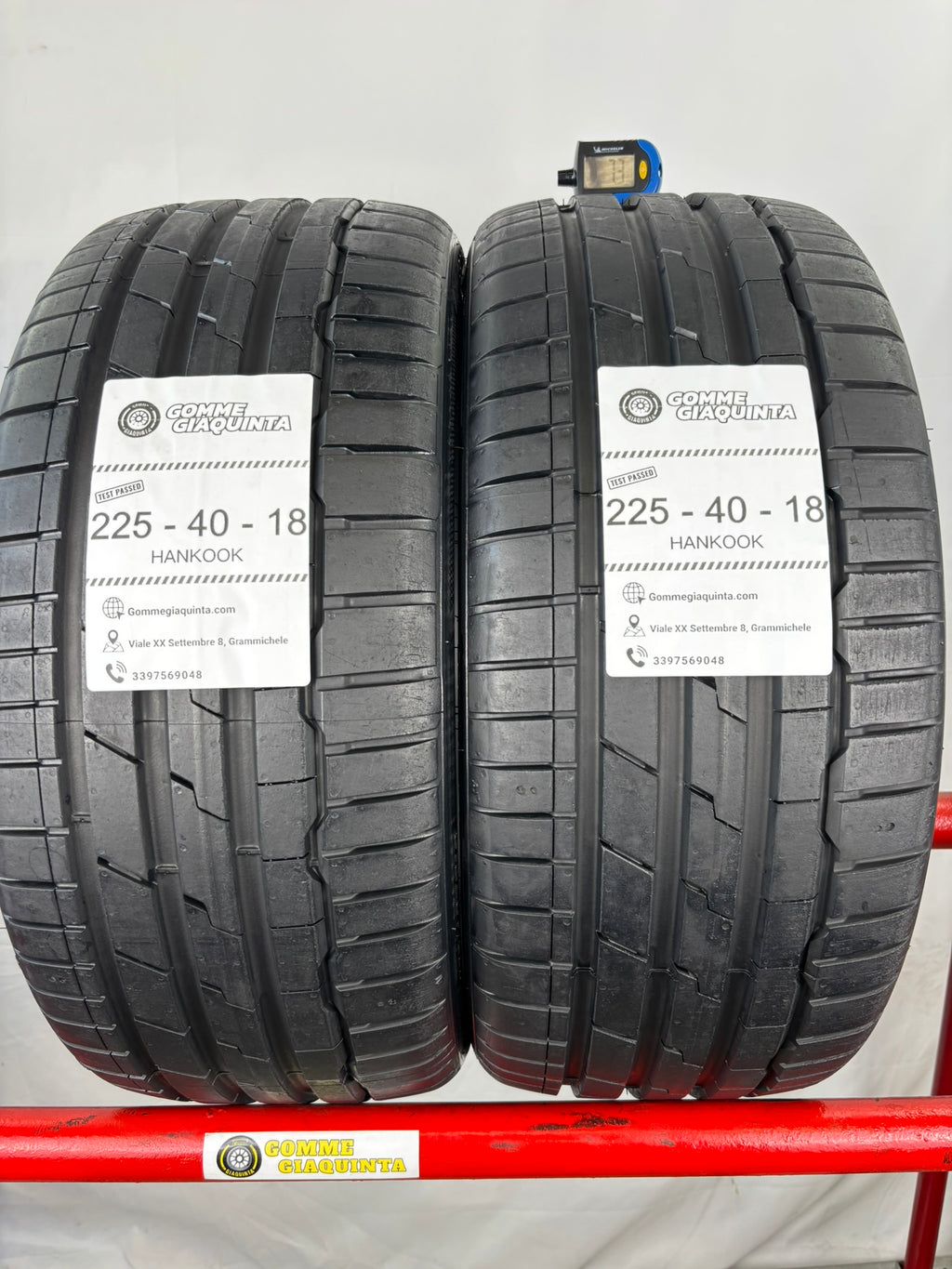 Pneumatici usati 225 40 r18 92Y Gomme Estivo 2 PZ Hankook Batt 7,3mm Dot 23