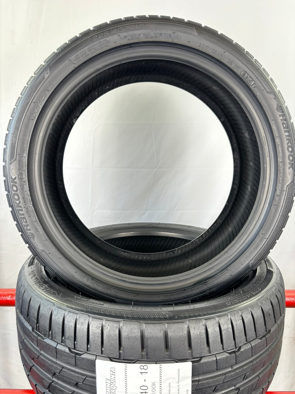 Pneumatici usati 225 40 r18 92Y Gomme Estivo 2 PZ Hankook Batt 7,3mm Dot 23
