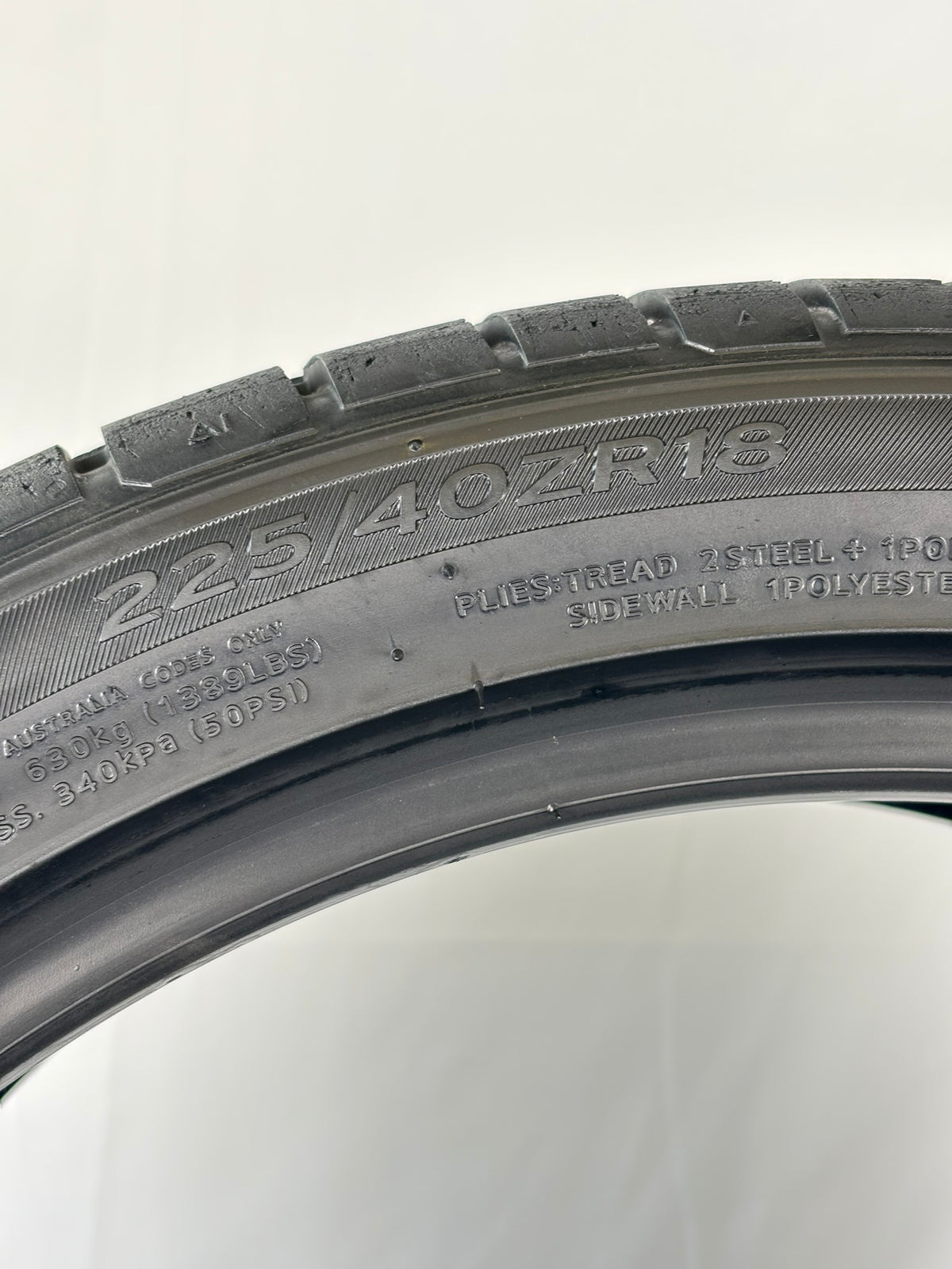 Pneumatici usati 225 40 r18 92Y Gomme Estivo 2 PZ Hankook Batt 7,3mm Dot 23