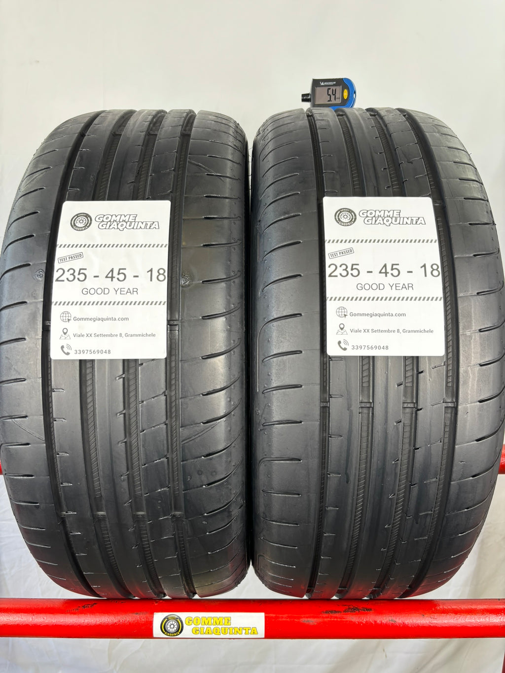 Pneumatici usati 245 40 r18 97Y Gomme Estivo 2 PZ Michelin Batt 6,0mm Dot 23