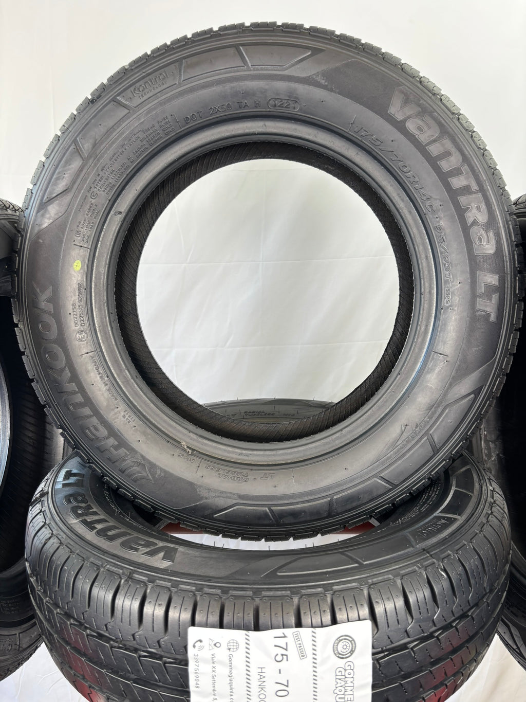 Pneumatici usati 175 70 r14 95T Gomme Estivo 4 PZ Hankook Batt 6,7mm Dot 21