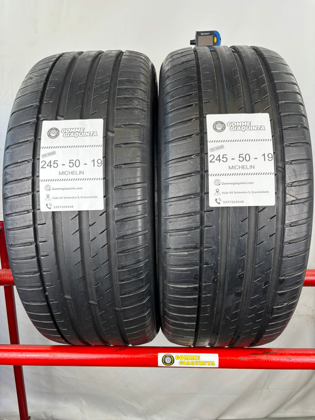 Pneumatici usati 245 50 r19 105W Gomme Estivo 2 PZ Michelin Batt 4,8mm Dot 20