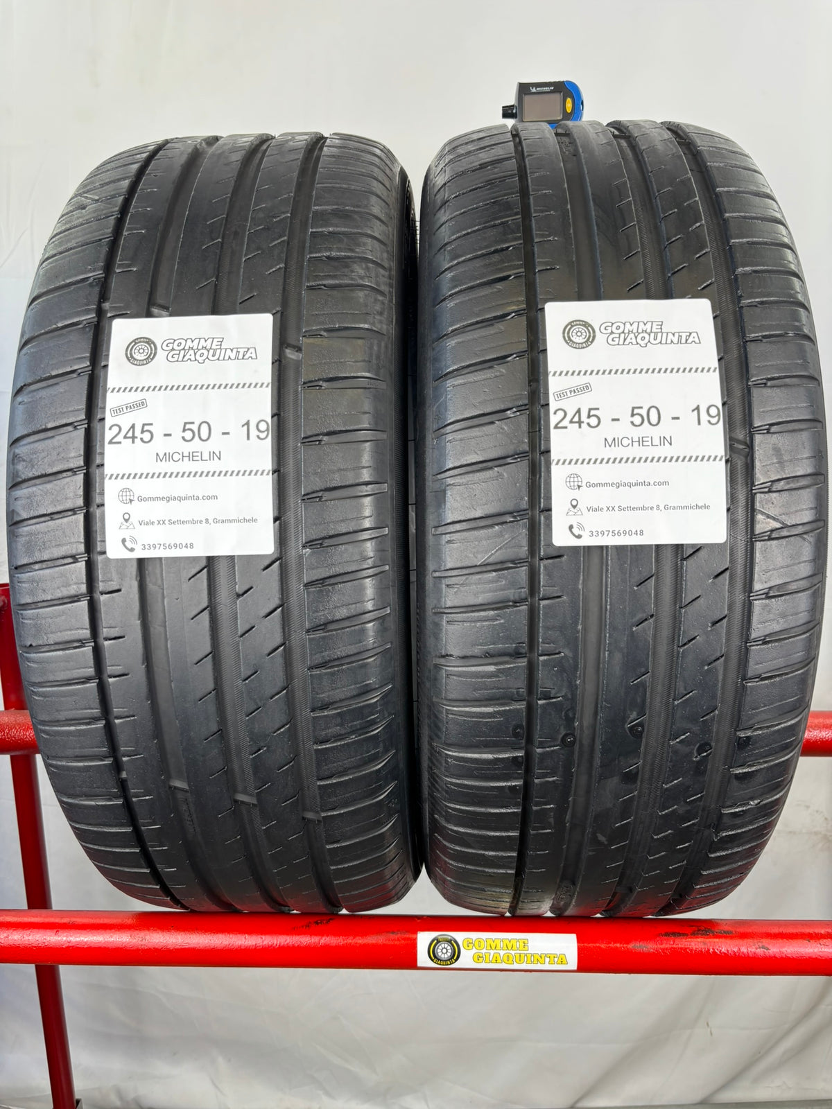 Pneumatici usati 245 50 r19 105W Gomme Estivo 2 PZ Michelin Batt 4,8mm Dot 20