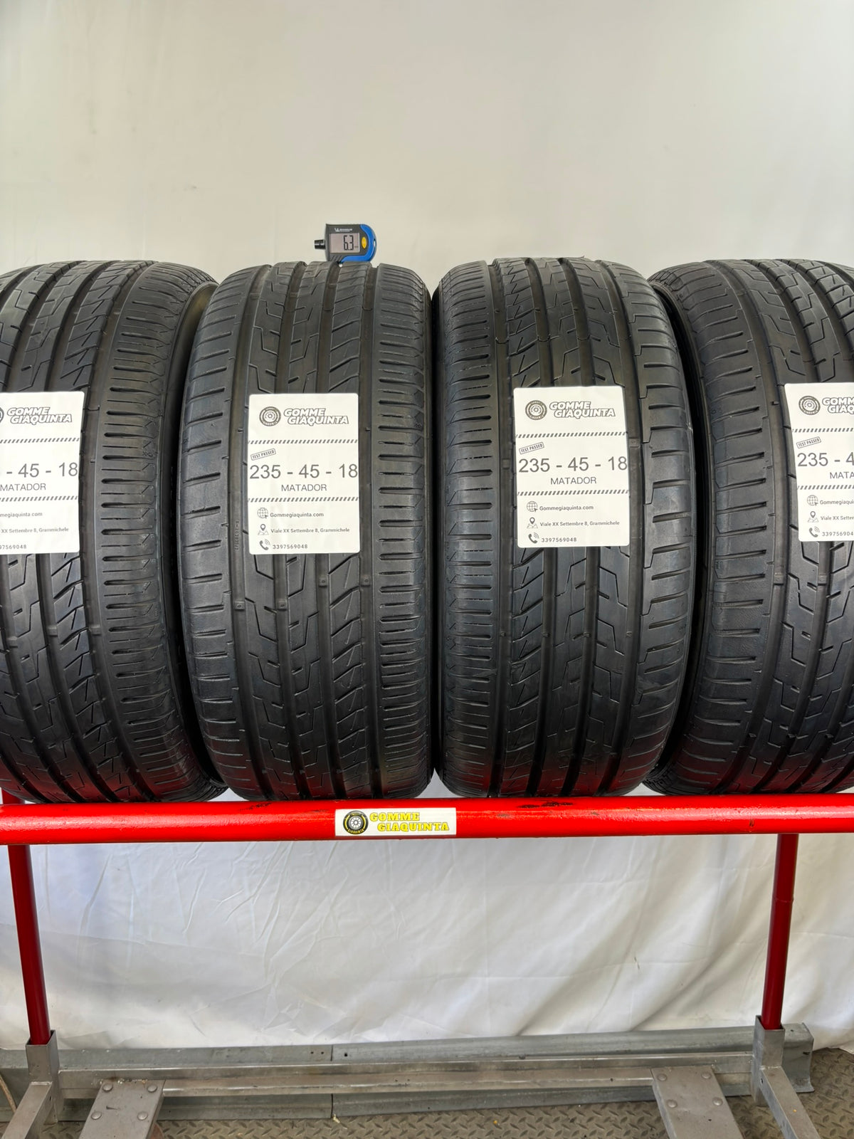 Pneumatici usati 235 45 r18 98Y Gomme Estivo 4 PZ Matador Batt 6,3mm Dot 24