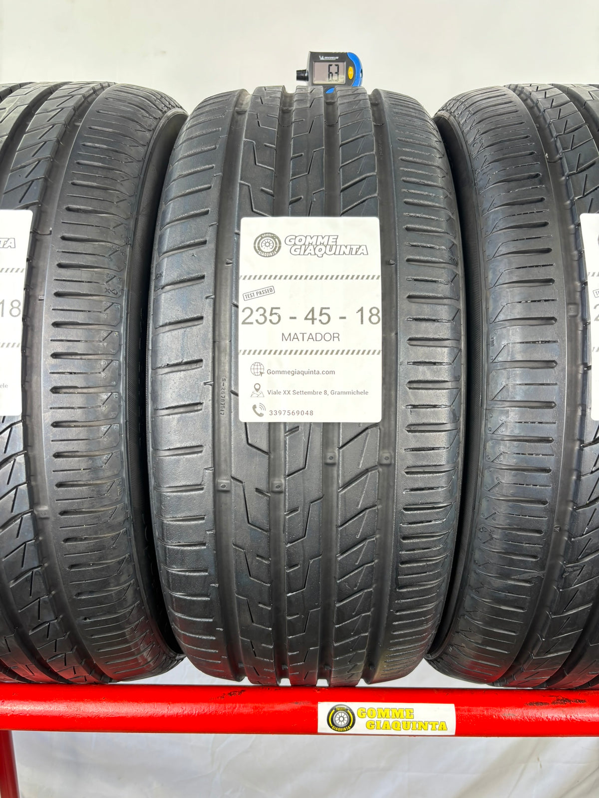 Pneumatici usati 235 45 r18 98Y Gomme Estivo 4 PZ Matador Batt 6,3mm Dot 24