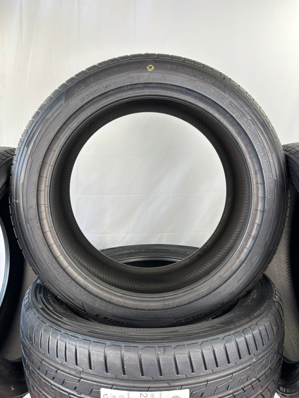 Pneumatici usati 235 45 r18 98Y Gomme Estivo 4 PZ Matador Batt 6,3mm Dot 24