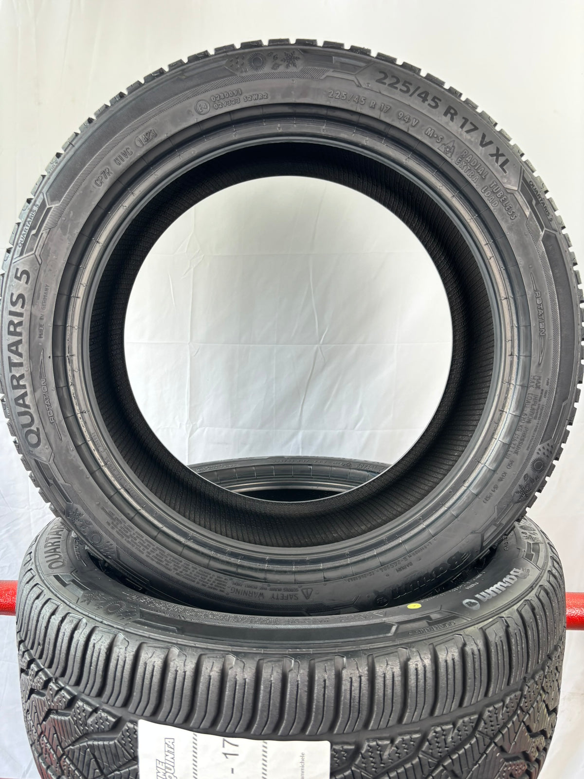Pneumatici usati 225 45 r17 94V Gomme 4-stagioni 2 PZ Barum Batt 6,5mm Dot 23